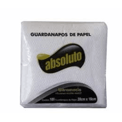 Guardanapo de Papel Absoluto 30x28cm c/30x100 und - Plaspel Comercial - Embalagens e Descartáveis