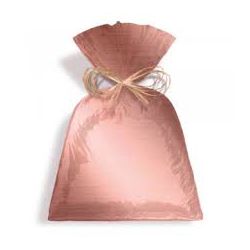 SACO PARA PRESENTE CROMUS 25X37CM STAR ROSE GOLD-5 - Plaspel Comercial - Embalagens e Descartáveis