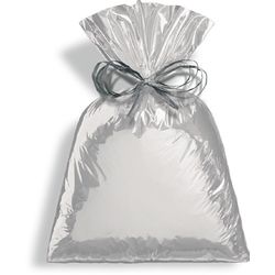 SACO PARA PRESENTE CROMUS 30X44CM METALCOR PRATA-5 - Plaspel Comercial - Embalagens e Descartáveis