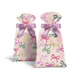 Saco para presente Poli Perolado Lacarote 30X44 - Plaspel Comercial - Embalagens e Descartáveis