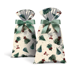 saco para presente Perolado Lacarote 30X44 - Plaspel Comercial - Embalagens e Descartáveis