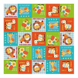 SACO PARA PRESENTE POLI CROMUS 30X44CM ZOOLANDIA-5 - Plaspel Comercial - Embalagens e Descartáveis