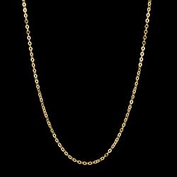 Corrente Elo Português(4mm) - 70cm - Banhado a Our... - P.O Joias