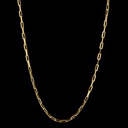 Corrente Cartier Tradicional(4mm) - 70cm - Banhado... - P.O Joias