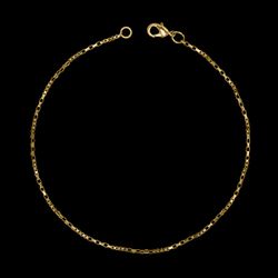 Pulseira Elo Chapado(2,5mm) - 19 cm ou 21 - Banhad... - P.O Joias