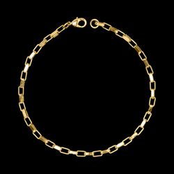 Pulseira Cartier(3mm) - 19cm ou 21cm - Banhado a O... - P.O Joias