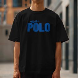 Camiseta Camisa Polo Blu Casual Confortável em Alg... - Polo Blu