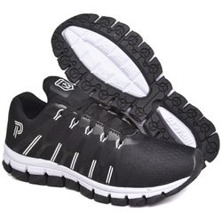 Tênis Esportivo Unissex Corrida Caminhada Leve e F... - Polo Blu
