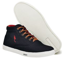 Tenis Sapatenis Masculino Casual Botinha Cano Alto... - Polo Blu