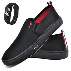 Kit Tenis Sapatenis Masculino Slip On Confortavel ... - Polo Blu