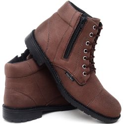 Coturno Masculino Bota Lona Casual Confortavel - C... - Polo Blu