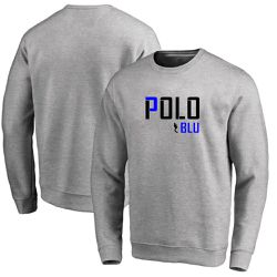 Blusa Moletom Gola Careca Polo Duo Agasalho Outono... - Polo Blu