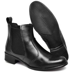 Bota Feminina Cano Médio Estilosa e Confortável em... - Polo Blu