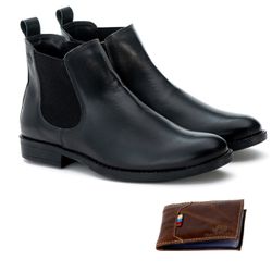 Botina Country Masculina Chelsea Boot Toda Em Cour... - Polo North