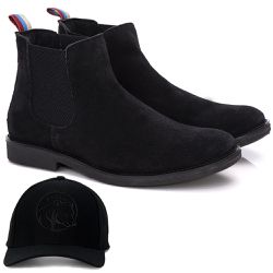 kit Botina Chelsea Masculina Polo North Preto + Bo... - Polo North