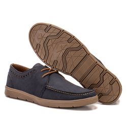 Dockside Alfa Masculino Em Couro - Resinado Marinh - POLO URBAN