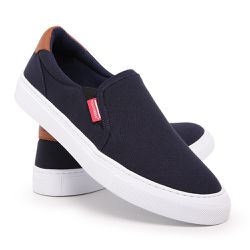 Slip on lona marinho - POLO URBAN