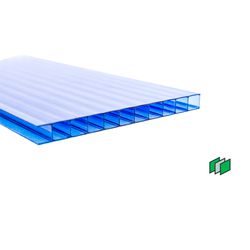 Placa Policarbonato Alveolar Lexan 4mm Cristal 2,10 X 4,35 M