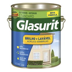 Acrílico Semi Brilho Glasurit Amarelo Ouro 3,6L - Ponto das Tintas