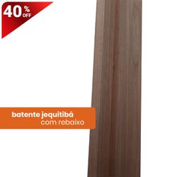 BATENTE JEQUITIBÁ COM REBAIXO 3,0 CM ESPESSURA MAP... - Porta & Piso