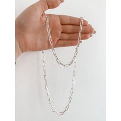 Corrente Masculina Cartier 70cm Prata 925