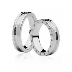 Par De Aliança Prata 925 Luxuri Anatômica 5,0mm Co... - Desejo de Prata ®️