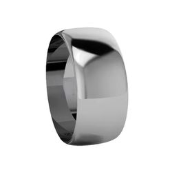 Aliança Individual Prata 925 Tradicional Com 8,0mm... - Desejo de Prata ®️