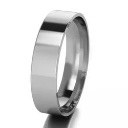 Aliança Individual Prata 925 Fio Quadrado De 9mm -... - Desejo de Prata ®️