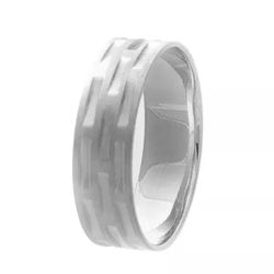 Aliança Individual Prata 925 De 5mm Fosca - 900341... - Desejo de Prata ®️