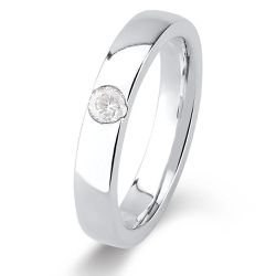 Aliança Individual Prata 925 Briza 3mm - 900423 - Desejo de Prata ®️