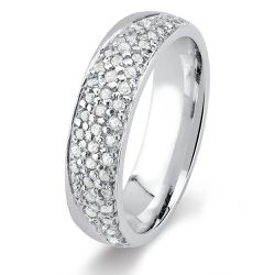 Aliança Individual Prata 925 Esplêndida 5mm - 9004... - Desejo de Prata ®️