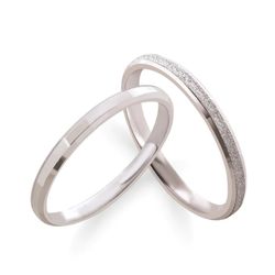 Par De Aliança Prata 925 Liberty 2mm - 900476 - Desejo de Prata ®️