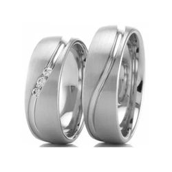 Par De Aliança Prata 925 Veraneio 7mm - 900523 - Desejo de Prata ®️