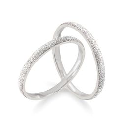 Par De Aliança Prata 925 Cupido 2mm - 900542 - Desejo de Prata ®️