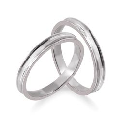 Par De Aliança Prata 925 Paixão 2,5mm - 900546 - Desejo de Prata ®️