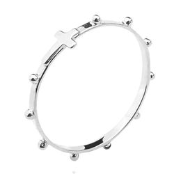 Anel De Ouro Prata 925 Terço e Cruz Com 1,5mm - 90... - Desejo de Prata ®️