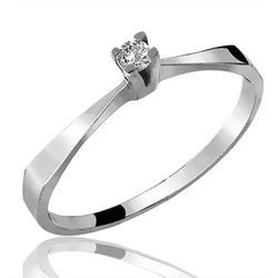 Anel De Prata 925 Solitário Lady Com Zircônia - 90... - Desejo de Prata ®️
