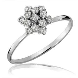 Anel De Prata 925 Chuveiro Estrela Com Zircônias -... - Desejo de Prata ®️