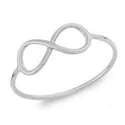 Anel De Prata 925 Fio Infinito - 900053 - Desejo de Prata ®️