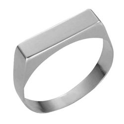 Anel De Prata 925 Chapinha - 900057 - Desejo de Prata ®️