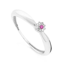 Anel De Prata 925 Harmonia Chuveiro Com Zircônias ... - Desejo de Prata ®️