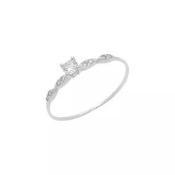 Anel De Prata 925 Cinderela - 900271 - Desejo de Prata ®️