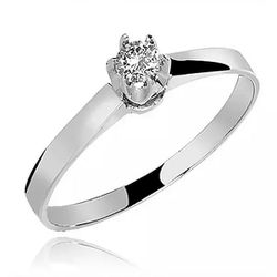 Anel De Prata 925 Solitário Coroa Com Zircônia - 9... - Desejo de Prata ®️