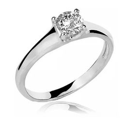 Anel De Prata 925 Solitário Chic Com Zircônia - 9... - Desejo de Prata ®️