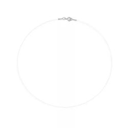 Gargantilha De Prata 925 Fio De Nylon Com 40cm - ... - Desejo de Prata ®️