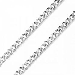Corrente De Prata 925 Groumet De 6,4mm Com 60cm - ... - Desejo de Prata ®️