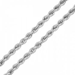 Corrente De Prata 925 Corda Com 40cm - 900031 - Desejo de Prata ®️