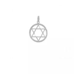 Pingente De Prata 925 Estrela De Davi De 20mm - 10... - Desejo de Prata ®️