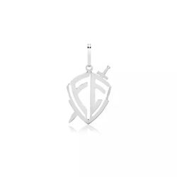 Pingente De Prata 925 Escudo De Fé Pequeno - 90010... - Desejo de Prata ®️