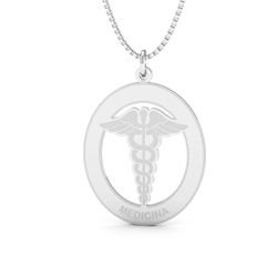 Pingente De Prata 925 Formatura Medicina G - 90016 - Desejo de Prata ®️